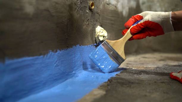 SJ Waterproofing Pros commercial waterproofing team near West College Corner, IN